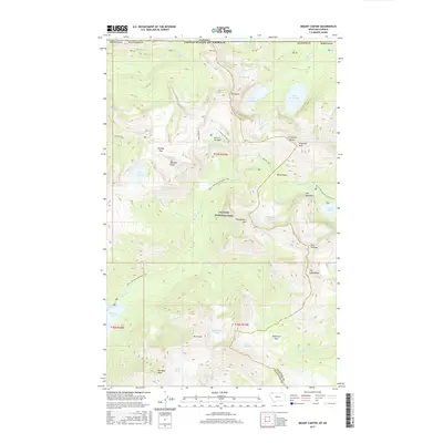 2017 Map of Mount Carter, 2017 Print