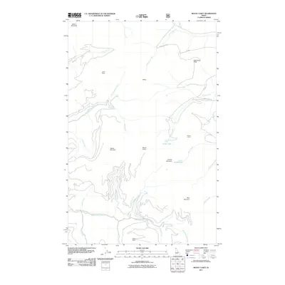 2011 Map of Mount Casey, 2011 Print