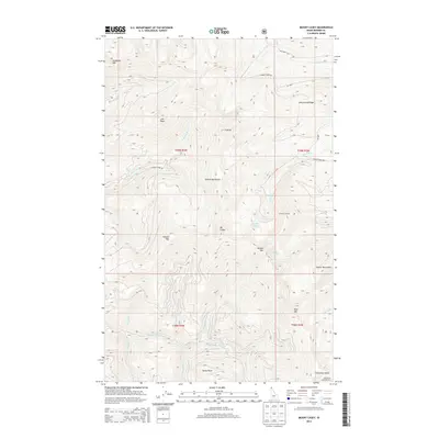 2013 Map of Mount Casey, 2013 Print
