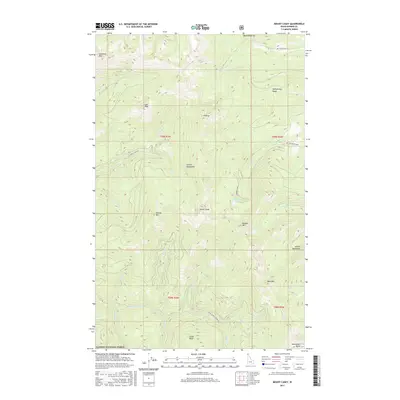 2017 Map of Mount Casey, 2017 Print