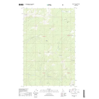 2020 Map of Mount Casey, 2020 Print
