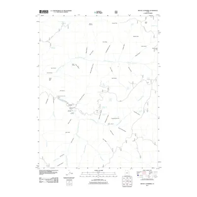 2011 Map of Mount Catherine, 2011 Print