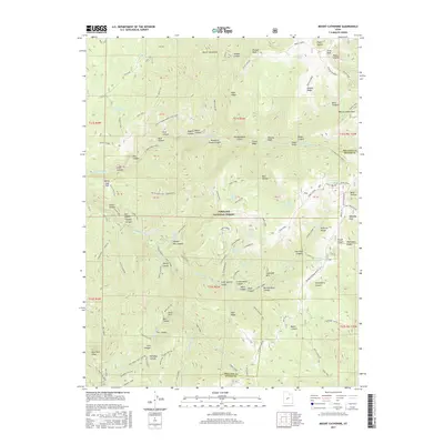 2017 Map of Mount Catherine, 2017 Print