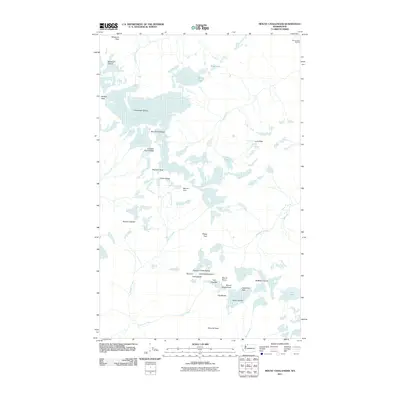 2011 Map of Mount Challenger, 2011 Print