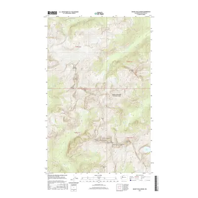 2017 Map of Mount Challenger, 2017 Print