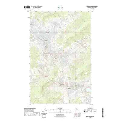 2020 Map of Mount Challenger, 2020 Print