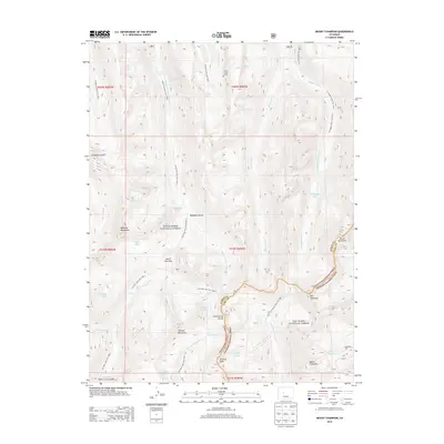 2013 Map of Mount Champion, 2013 Print