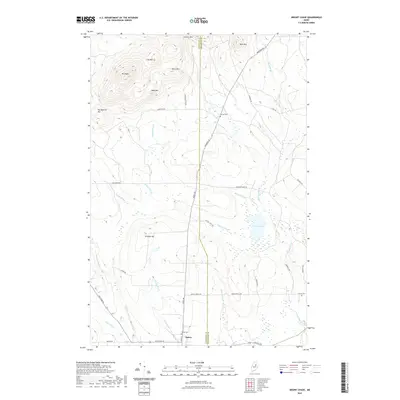2021 Map of Mount Chase, 2021 Print