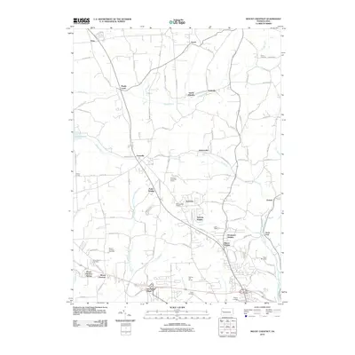 2010 Map of Mount Chestnut, 2010 Print