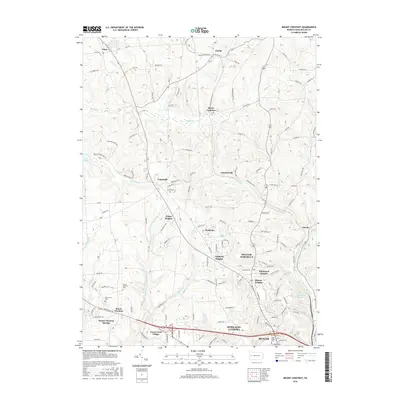 2016 Map of Mount Chestnut, 2016 Print