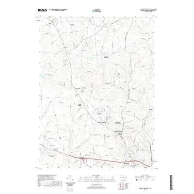 2019 Map of Mount Chestnut, 2019 Print