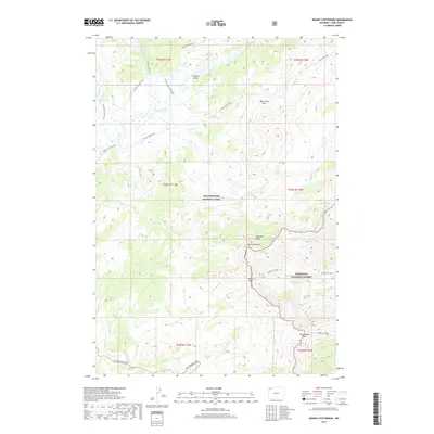 2017 Map of Mount Chittenden, 2017 Print