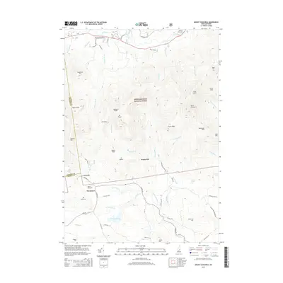 2015 Map of Mount Chocorua, 2015 Print