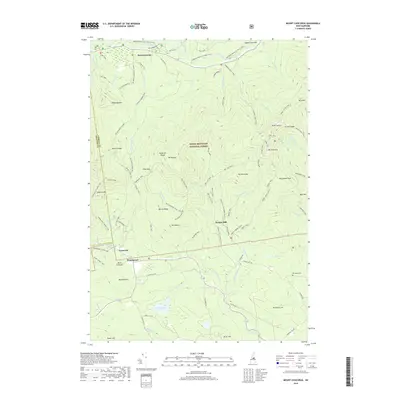 2018 Map of Mount Chocorua, 2018 Print