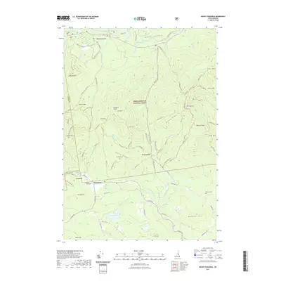 2021 Map of Mount Chocorua, 2021 Print