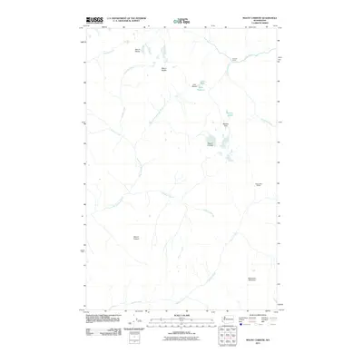 2011 Map of Mount Christie, 2011 Print