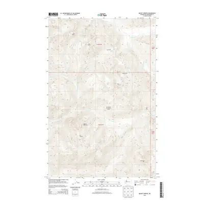 2014 Map of Mount Christie, 2014 Print