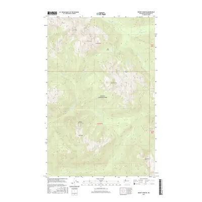 2017 Map of Mount Christie, 2017 Print