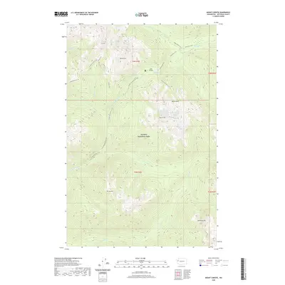 2020 Map of Mount Christie, 2020 Print