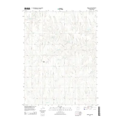 2014 Map of Mount Clare, 2014 Print