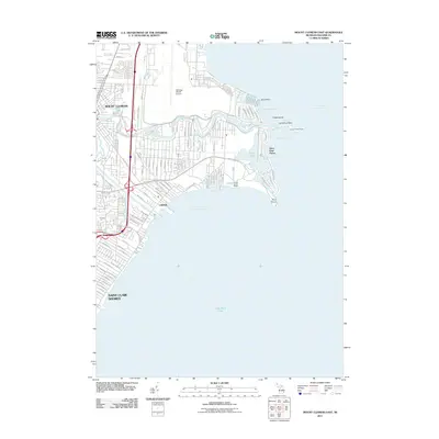 2011 Map of Mount Clemens East, 2011 Print
