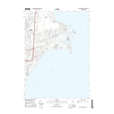2017 Map of Mount Clemens East, 2017 Print