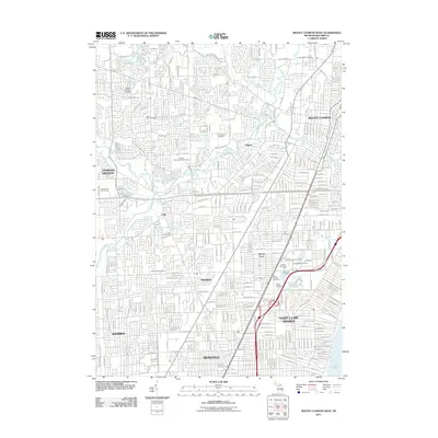 2011 Map of Mount Clemens West, 2011 Print