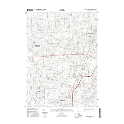 2017 Map of Mount Clemens West, 2017 Print