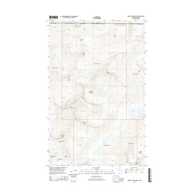 2014 Map of Mount Cleveland, 2014 Print