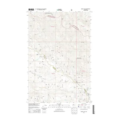 2014 Map of Mount Clifty, 2014 Print