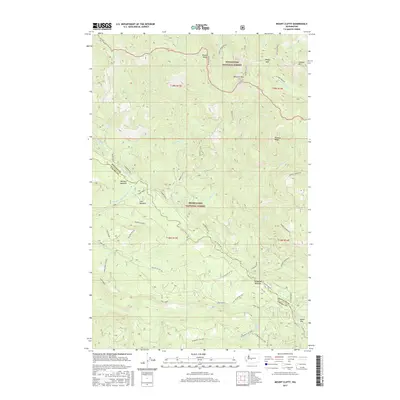 2017 Map of Mount Clifty, 2017 Print