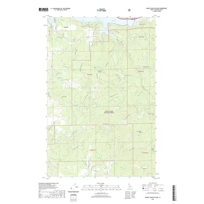 2020 Map of Mount Coeur D'Alene, 2020 Print