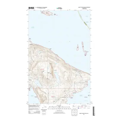 2014 Map of Mount Constitution, 2014 Print
