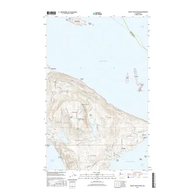 2017 Map of Mount Constitution, 2017 Print