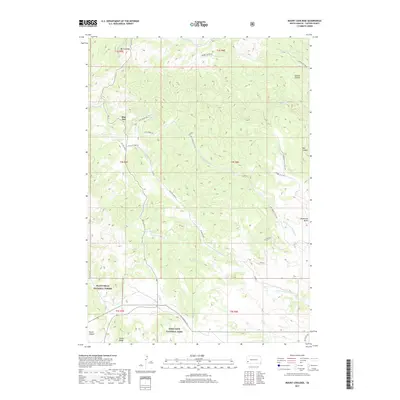 2017 Map of Mount Coolidge, 2017 Print