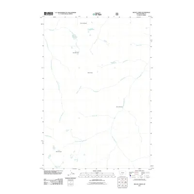 2011 Map of Mount Cowen, 2011 Print