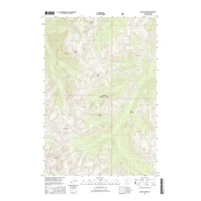 2017 Map of Mount Cowen, 2017 Print