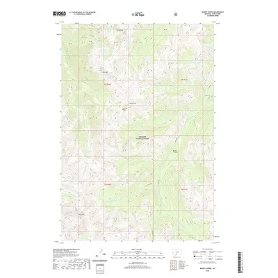 2020 Map of Mount Cowen, 2020 Print