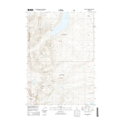 2013 Map of Mount Cramer, 2013 Print