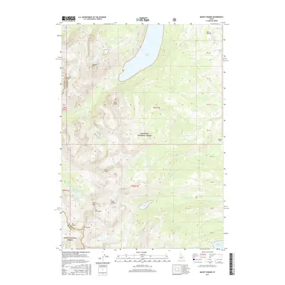 2017 Map of Mount Cramer, 2017 Print