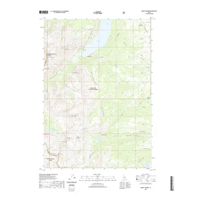 2020 Map of Mount Cramer, 2020 Print