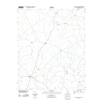 2011 Map of Mount Croghan, 2011 Print