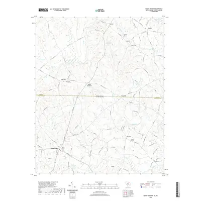 2020 Map of Mount Croghan, 2020 Print