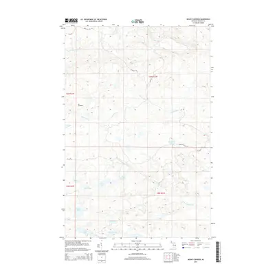 2014 Map of Mount Curwood, 2014 Print