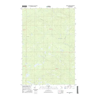 2017 Map of Mount Curwood, 2017 Print