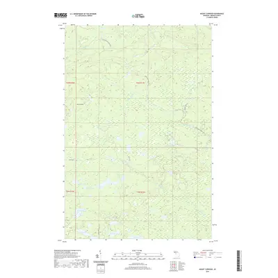 2019 Map of Mount Curwood, 2019 Print