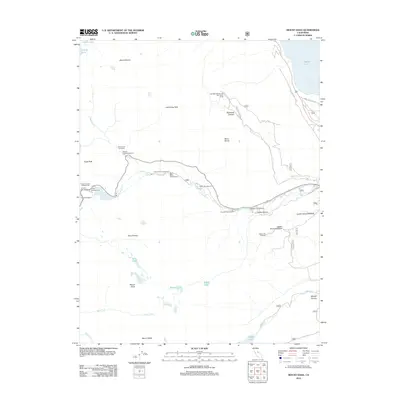 2012 Map of Mount Dana, 2012 Print
