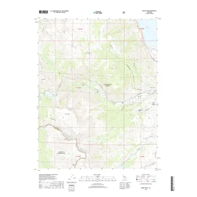 2018 Map of Mount Dana, 2018 Print