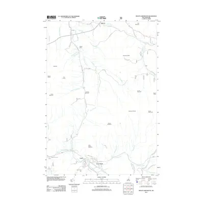 2012 Map of Mount Dartmouth, 2012 Print