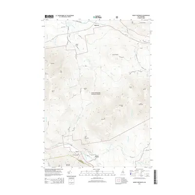 2015 Map of Mount Dartmouth, 2015 Print